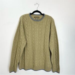 Merino Wool Cable Knit Sweater